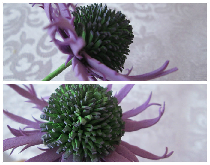 Мастер-класс цветы из фоамирана: синеголовник. фото и видео