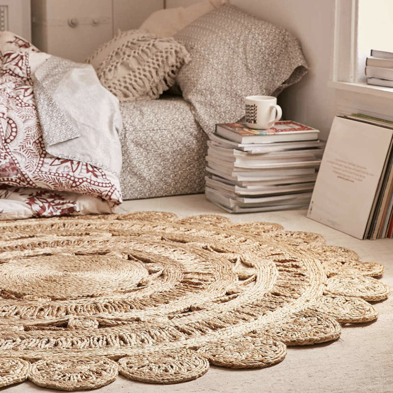 Материалы для изготовления коврика из джута