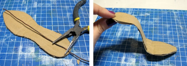 Как сделать туфельку из картона