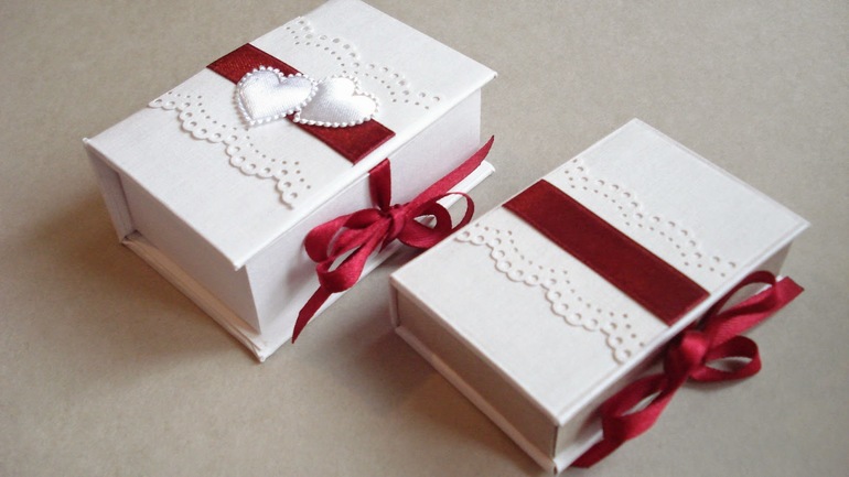 Варианты изготовления миниатюрных коробочек для подарков