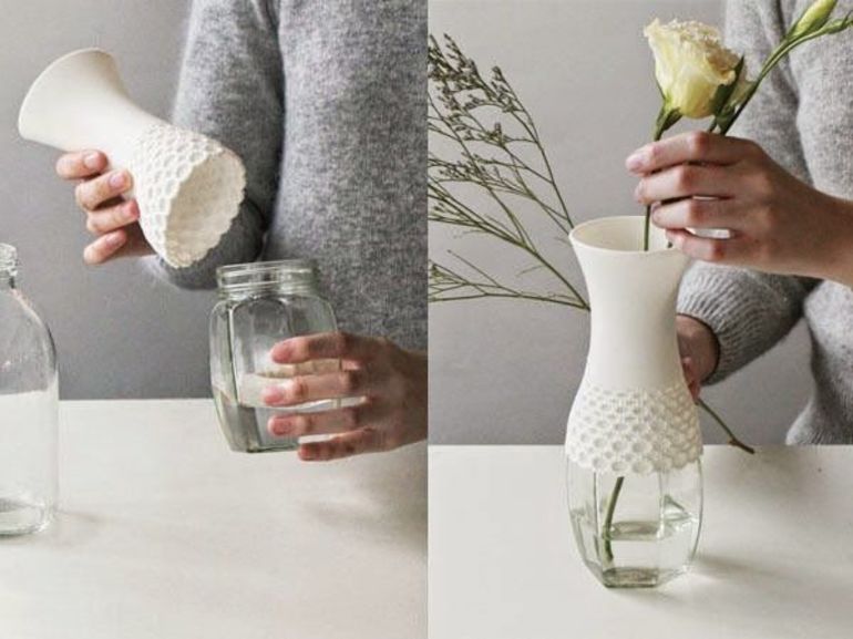 Способ сделать вазу из подручных материалов