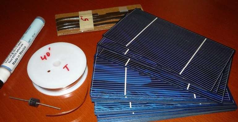 Солнечная мини-батарея своими руками 