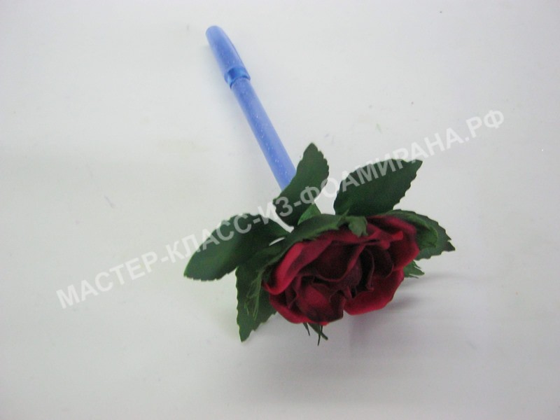 Мастер-класс декор авторучки розой из фоамирана,пошаговое фото.